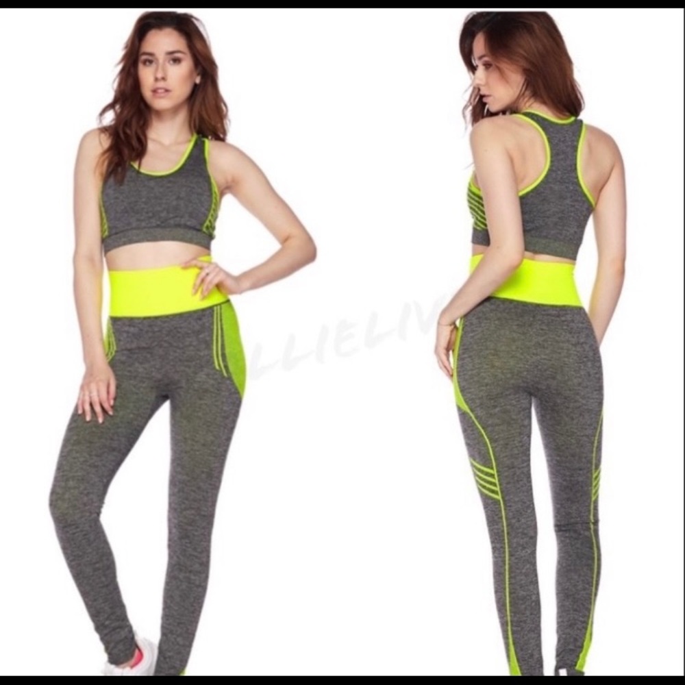 NEW Miz Mellow Neon Yellow Activewear